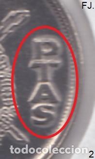 Monedas con errores: Moneda 5 Ptas 1989 J Carlos. Error, Remarcada 5, M y Ptas. Rev S/C. - Foto 4