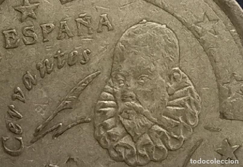 Monedas con errores: 20 CENTIMOS ESPA&Ntilde;A 1999 CERVANTES, CON EXCESO DE METAL, MONEDA CON ERROR - Foto 3