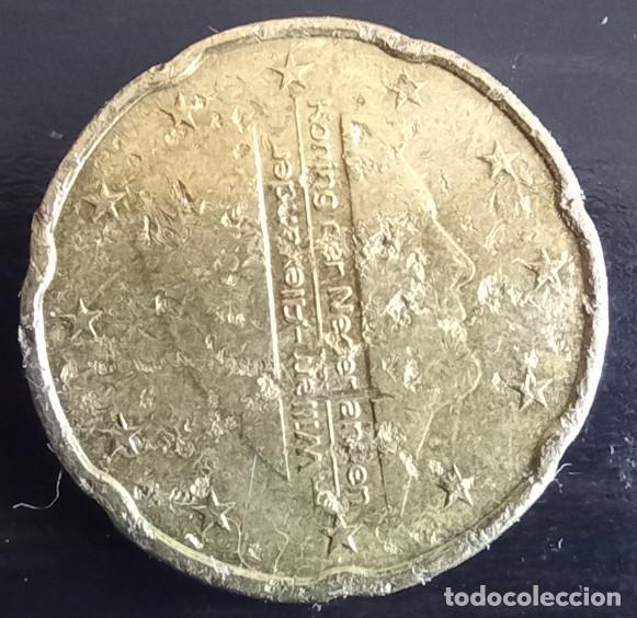 Monedas con errores: 20 CENTIMOS HOLANDA 2018, CON DESPERECTOS, MONEDA CON ERROR - Foto 2
