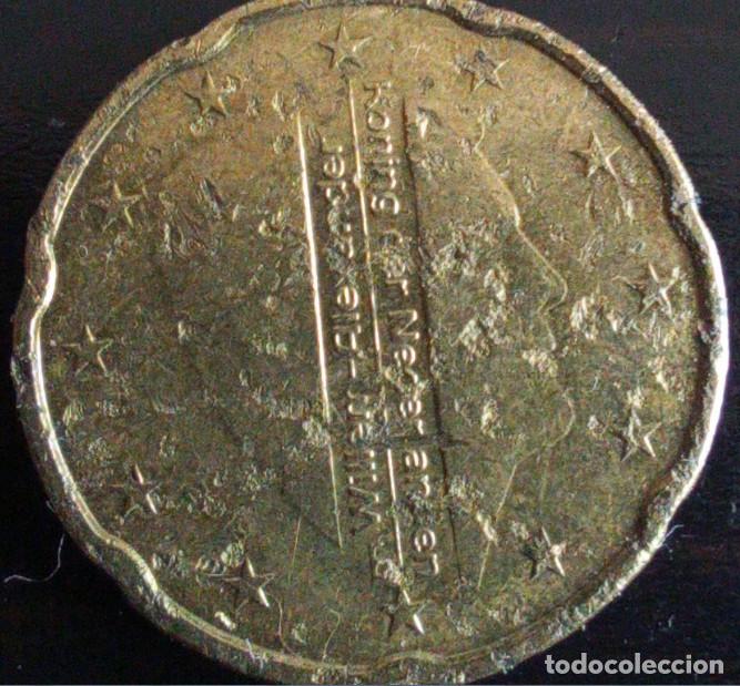 Monedas con errores: 20 CENTIMOS HOLANDA 2018, CON DESPERECTOS, MONEDA CON ERROR - Foto 3