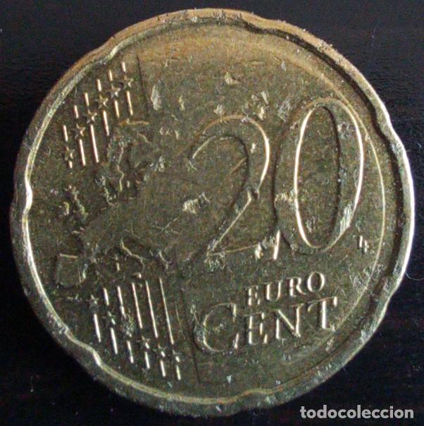 Monedas con errores: 20 CENTIMOS HOLANDA 2018, CON DESPERECTOS, MONEDA CON ERROR - Foto 4