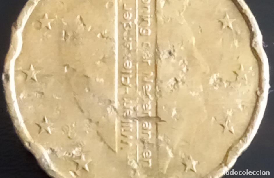 Monedas con errores: 20 CENTIMOS HOLANDA 2018, CON DESPERECTOS, MONEDA CON ERROR - Foto 6