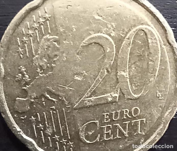Monedas con errores: 20 CENTIMOS HOLANDA 2018, CON DESPERECTOS, MONEDA CON ERROR - Foto 7