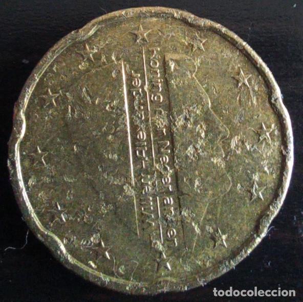 Monedas con errores: 20 CENTIMOS HOLANDA 2018, CON DESPERECTOS, MONEDA CON ERROR - Foto 1