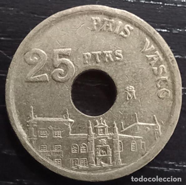 Monedas con errores: MONEDA DE PAIS VASCO 1993, ERROR, DESPERFECTO EN EL CANTO - Foto 2