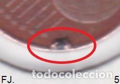 Monedas con errores: Moneda 1 Cent de Euro 1999 Espa&ntilde;a. Error, Exceso de Metal. Anv y Rev Bc. - Foto 4