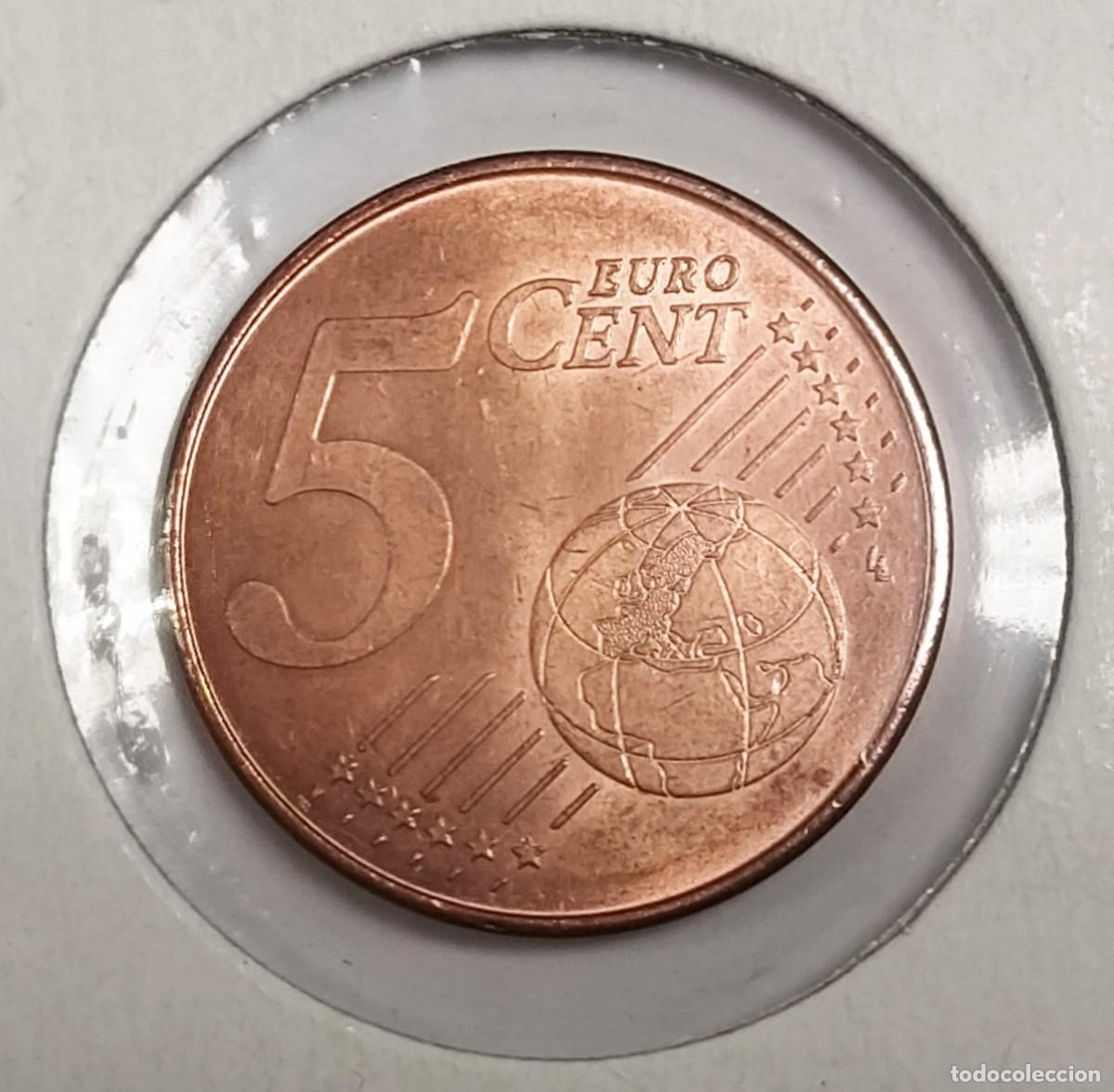 Monedas con errores: 2 x 5 CENT ESPA&Ntilde;A 2018 VARIANTE REVERSO - RARAS - Foto 5