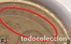 Monedas con errores: Moneda 10 Cents de Euro 1999 Espa&ntilde;a. Error, Cu&ntilde;o Marcado. Anv Bc. - Foto 2