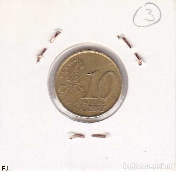Monedas con errores: Moneda 10 Cents de Euro 1999 Espa&ntilde;a. Error, Cu&ntilde;o Marcado. Anv Bc. - Foto 3