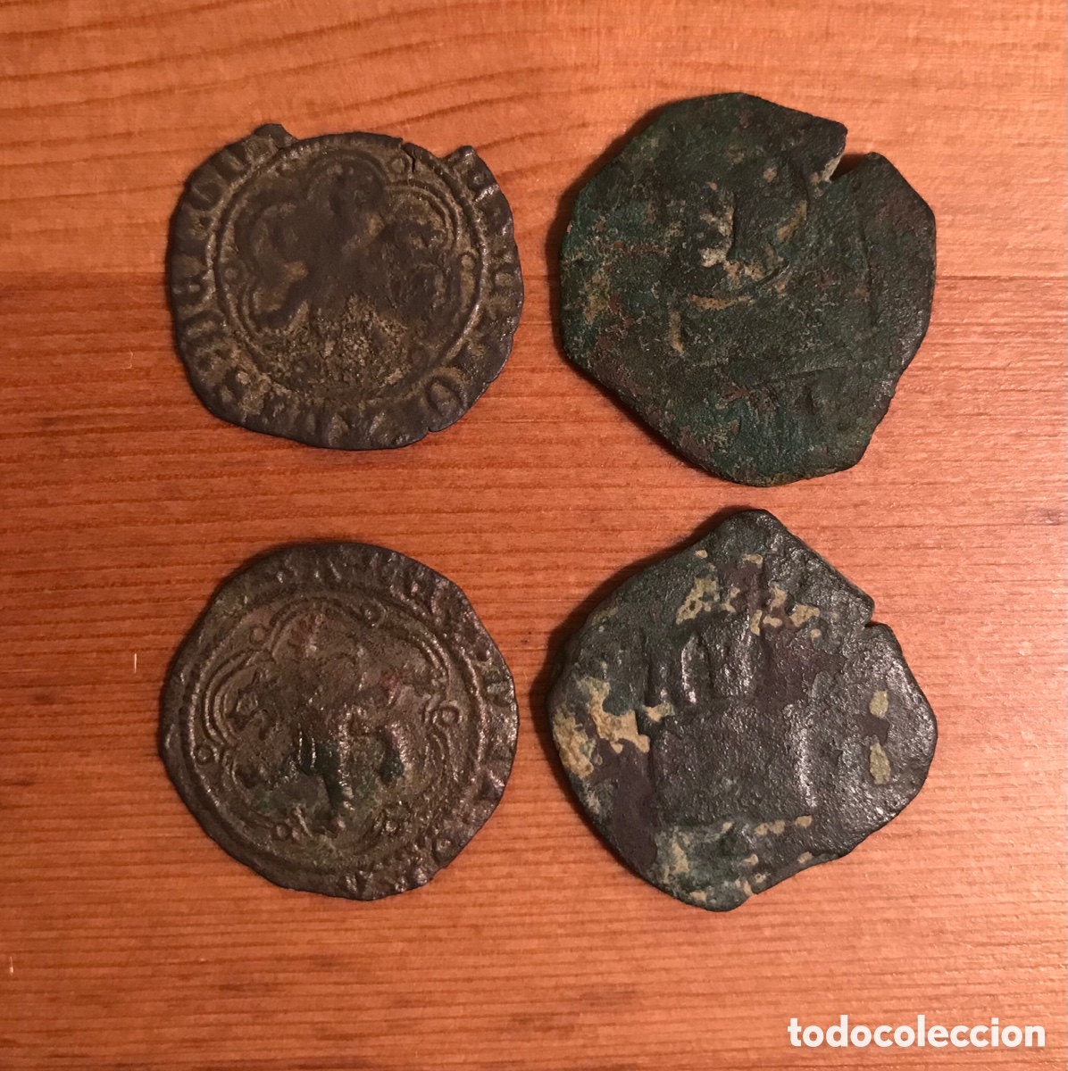 Monedas con errores: Lote de 4 monedas espa&ntilde;olas. - Foto 2