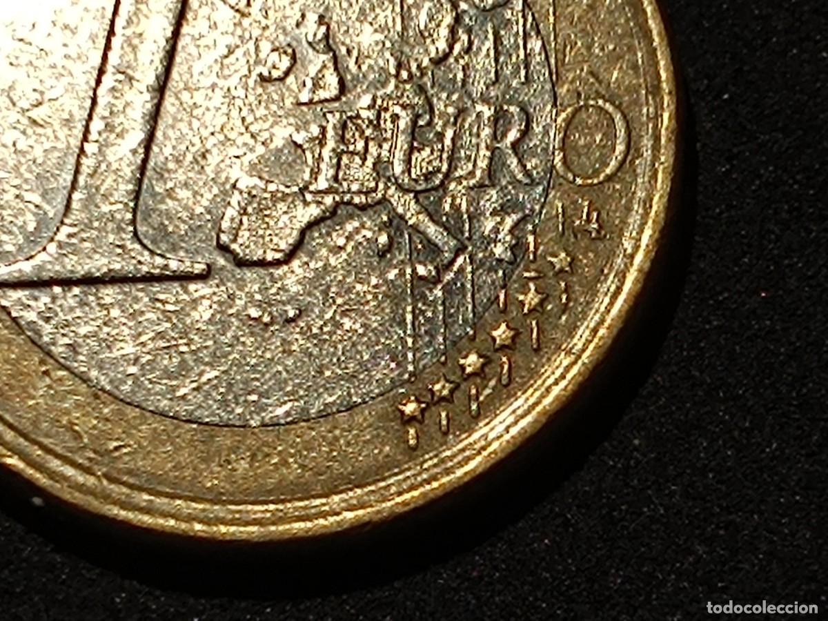 Monedas con errores: UN EURO ESPA&Ntilde;A 2003-DOBLE LISTEL - Foto 2