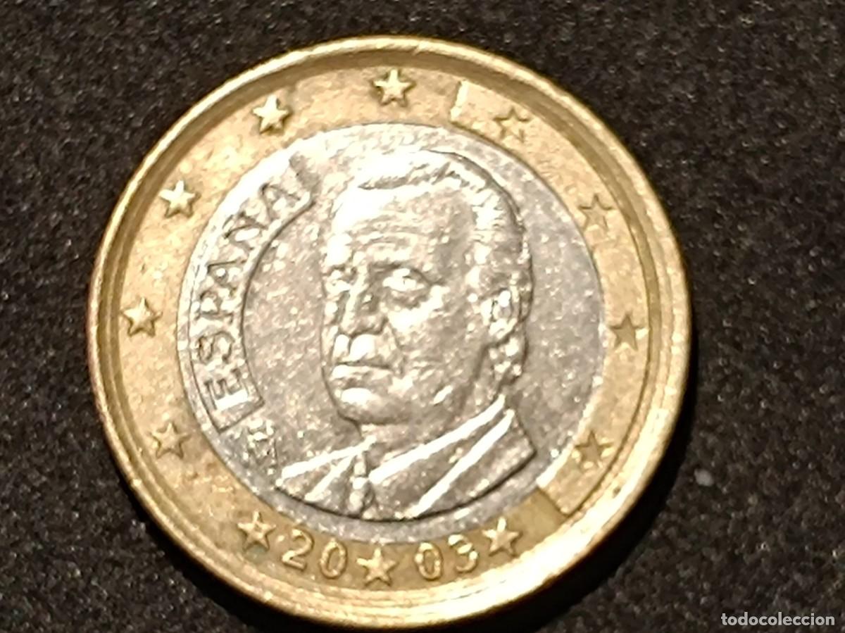 Monedas con errores: UN EURO ESPA&Ntilde;A 2003-DOBLE LISTEL - Foto 3