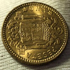 Monete con errori: ESPAÑA ESTADO ESPAÑOL 1 PESETA 1963*(19-66) VARIANTE S/C LOTE 8238