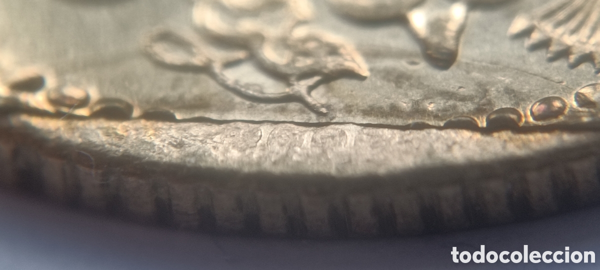 Monedas con errores: MONEDA 1 PESETA 1966 ☆ 72 ERROR HOJA SALTADA - Foto 4