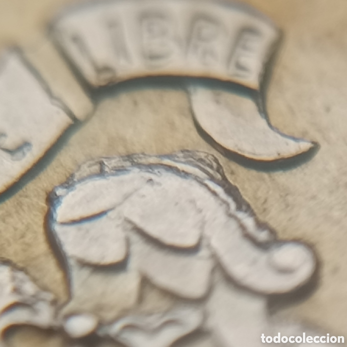 Monedas con errores: MONEDA 1 PESETA 1966 ☆ 72 VARIANTE EXCESOS DE METAL - Foto 4