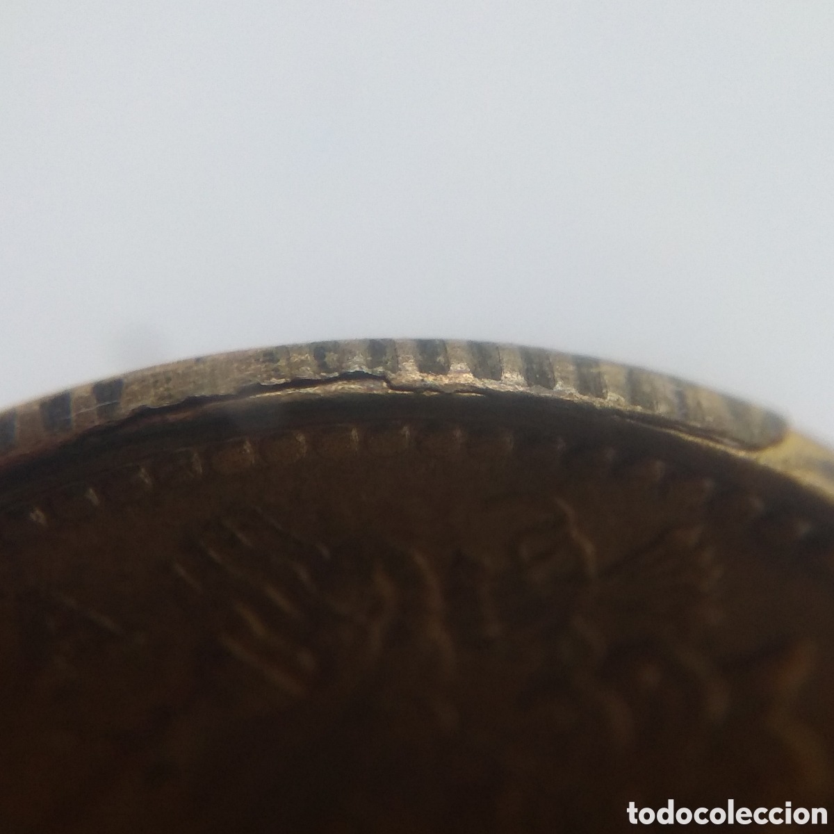 Monedas con errores: MONEDA 1 PESETA 1963 ☆ 64 ERROR ROTURA DE COSPEL - Foto 6
