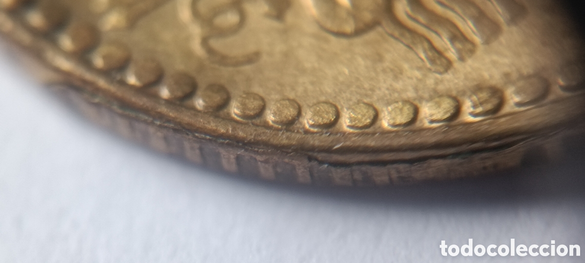 Monedas con errores: MONEDA 1 PESETA 1963 ☆ 64 ERROR ROTURA DE COSPEL - Foto 7