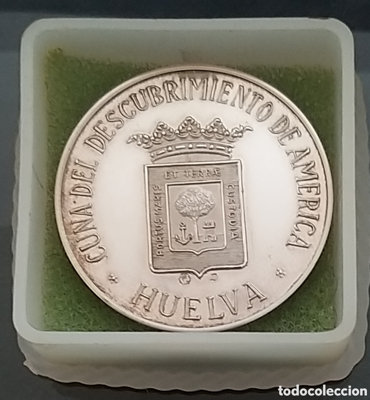 Monedas con errores: MONEDA HUELVA CRIST&Oacute;BAL COL&Oacute;N. Plata. - Foto 2