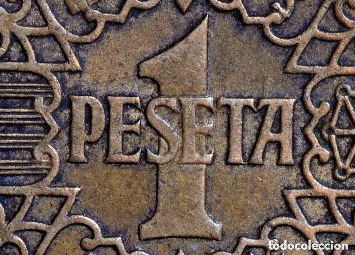 Monedas con errores: ERROR EN PESETA DE 1944: CABEZA DEL &Aacute;GUILA PERFORADA EN SU PER&Iacute;METRO Ref.272.MON1.B6 - Foto 3
