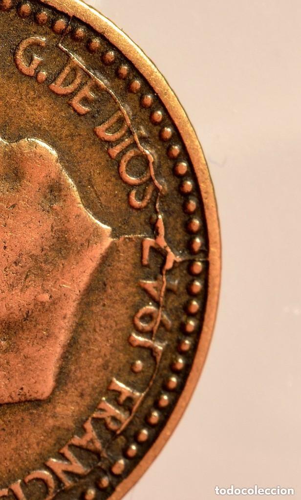 Monedas con errores: CURIOSOS E INTERESANTES ERRORES EN PESETA DE 1947*53 Ref.407.485 - Foto 3