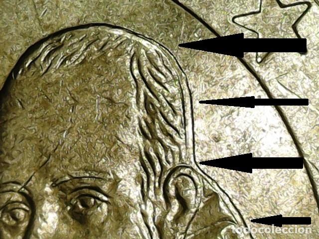 Monedas con errores: BG. 10 cts. 2009. Espa&ntilde;a. Error en cara de Cervantes. Ver. - Foto 4