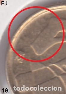 Monedas con errores: Moneda 5 Ptas 1992 J Carlos. Error, Cu&ntilde;o Marcado Cospel. Anv Mbc. - Foto 2