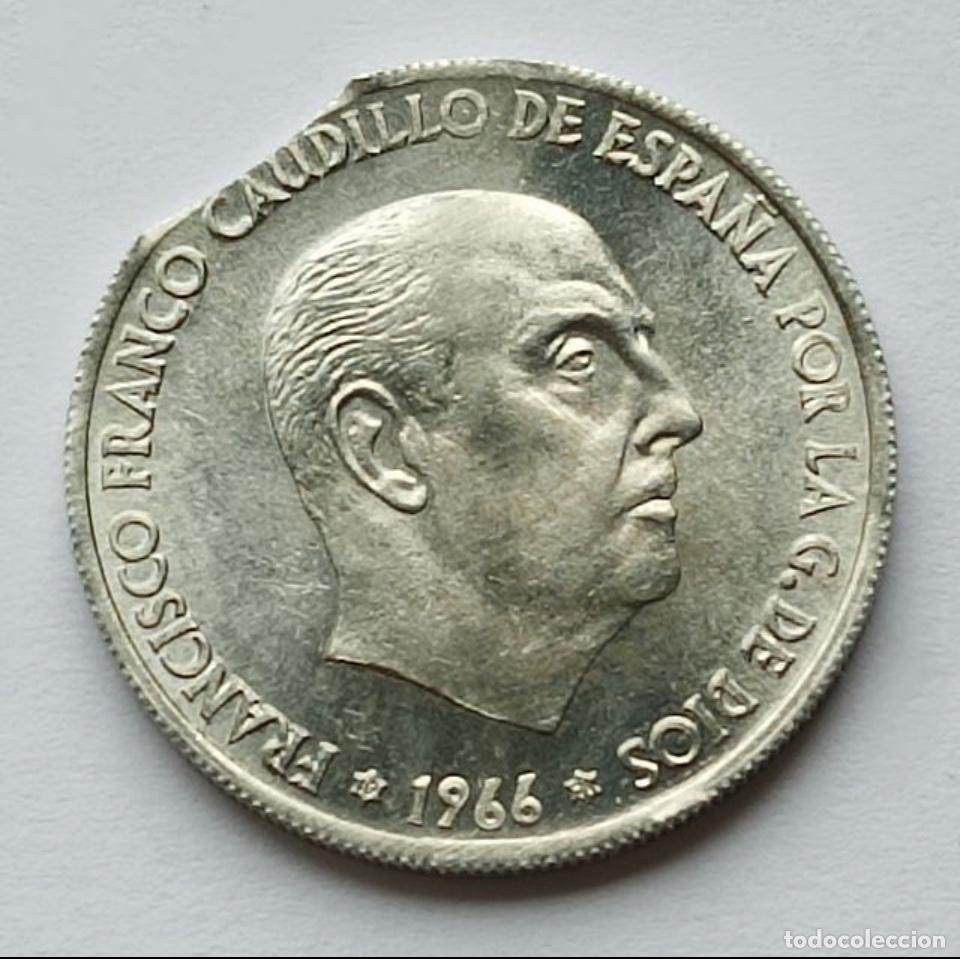 Monedas con errores: ERROR 50 c&eacute;ntimos 1966*71 SEGMENTADA - Foto 3