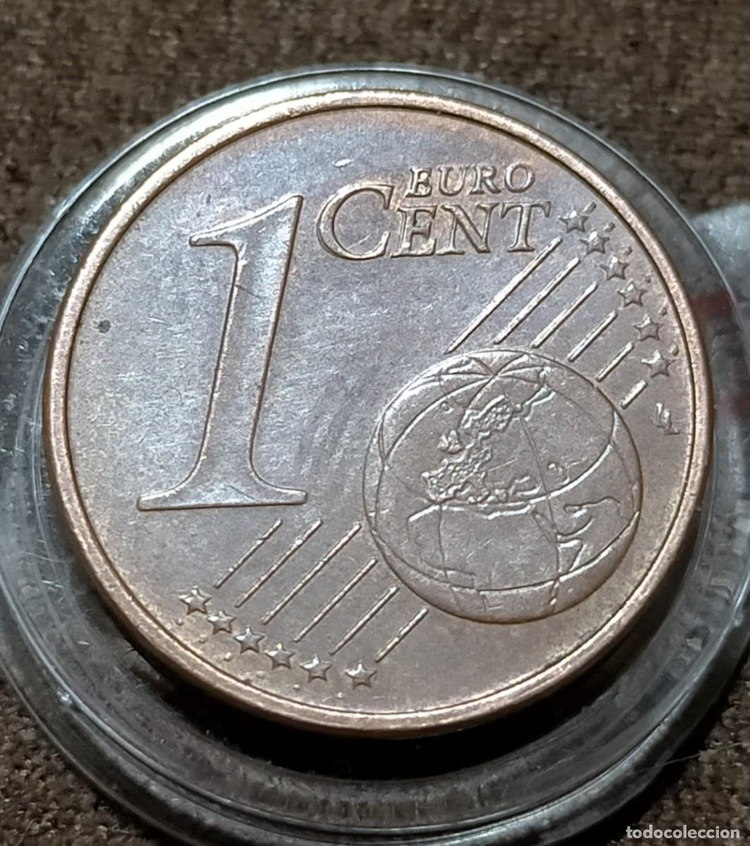 Monedas con errores: AL. 1 ct. 2017. Espa&ntilde;a. Doble golpe en letras del reverso. - Foto 2
