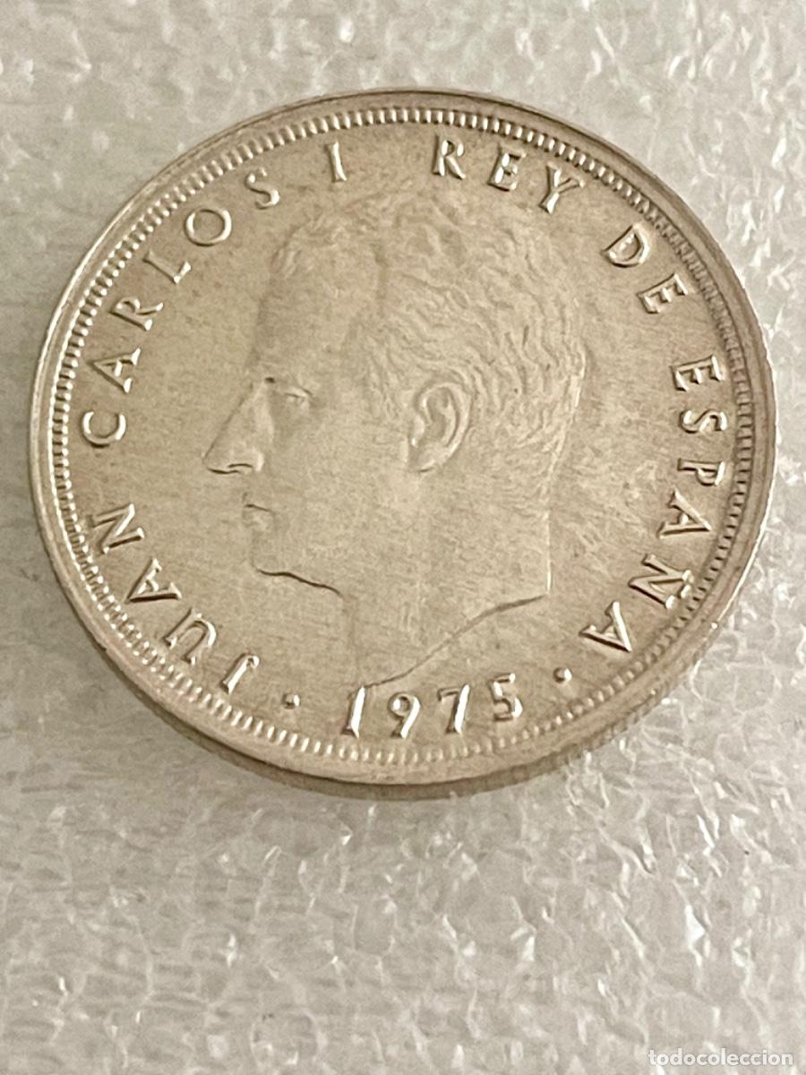 Monedas con errores: MONEDA DE PLATA 5 pesetas 1975*80 - Foto 1