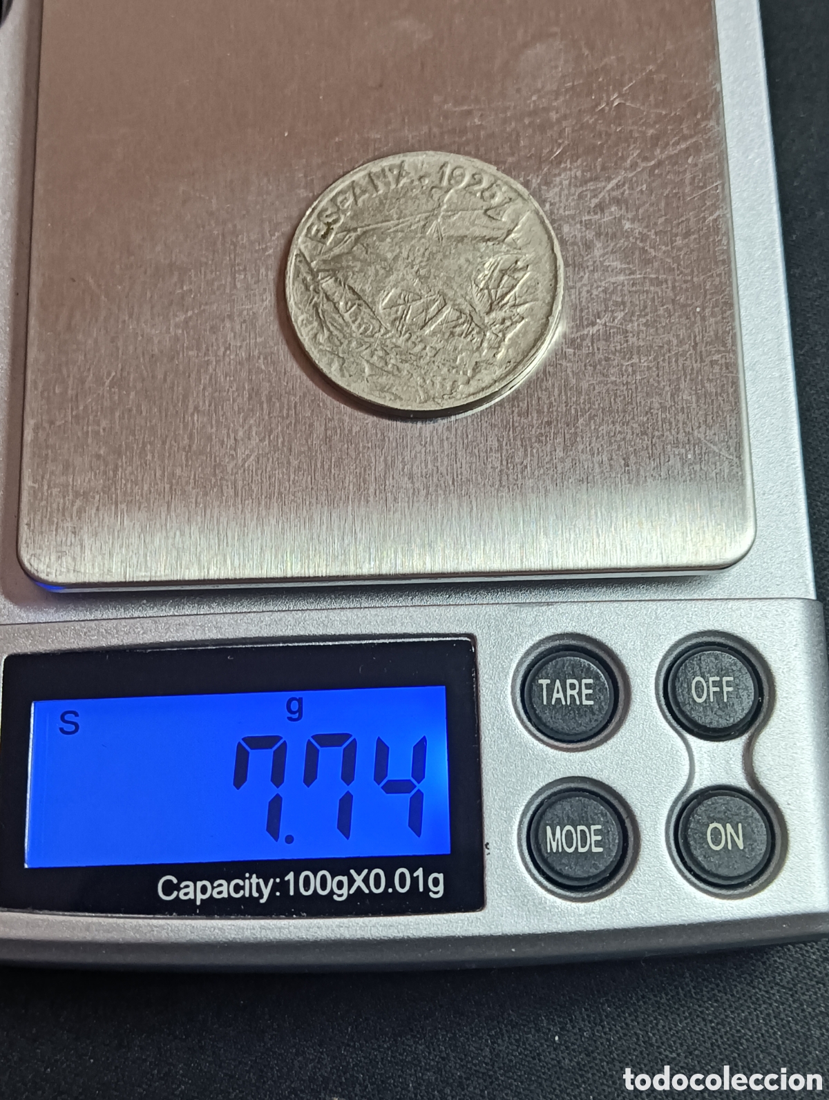 Monedas con errores: Moneda de 25 C&eacute;ntimos de 1925 - Acu&ntilde;aci&oacute;n Inversa - Foto 7