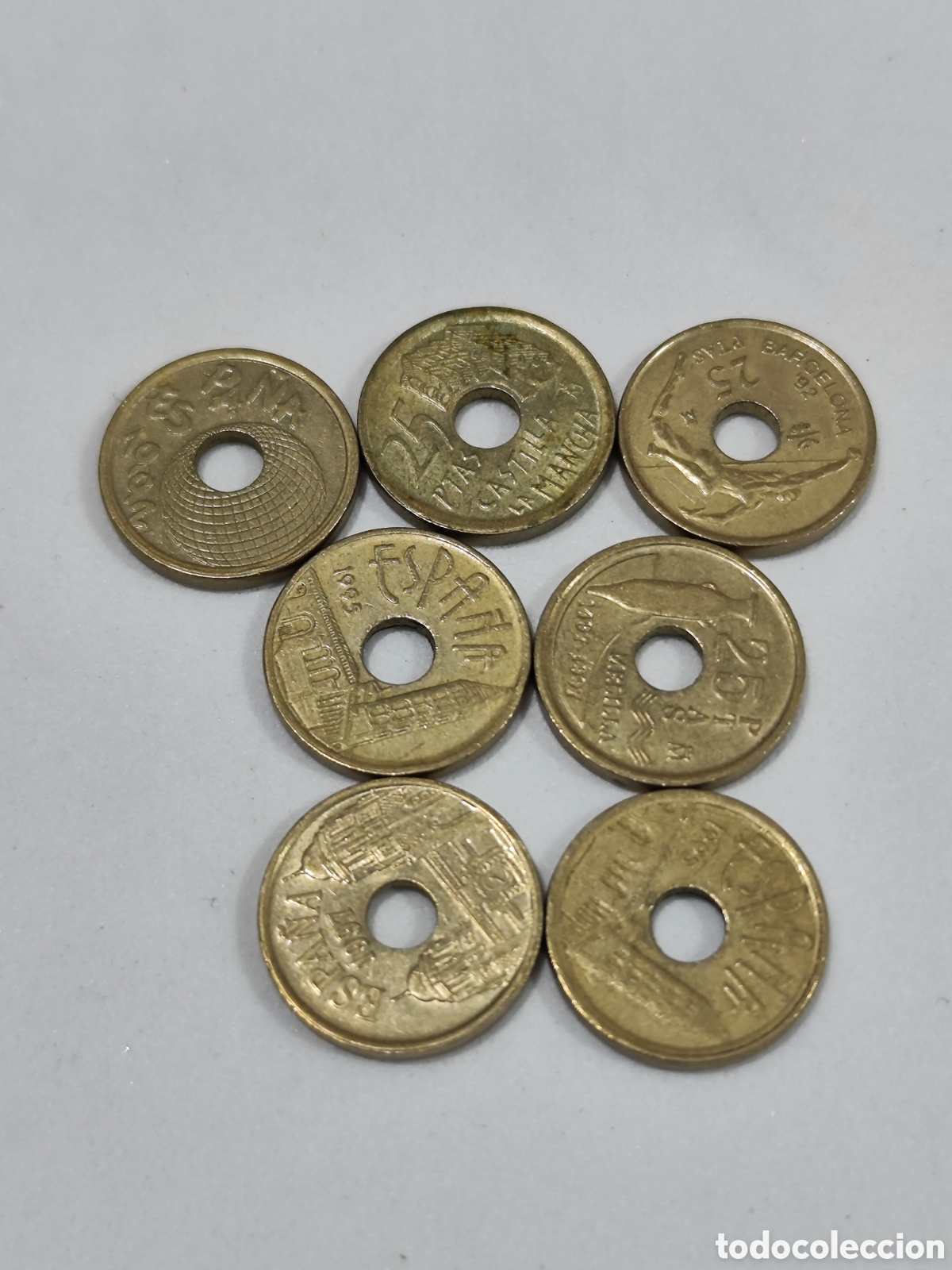 Monedas con errores: MONEDAS ESPA&Ntilde;A LOTE franco y j.carlos - Foto 8