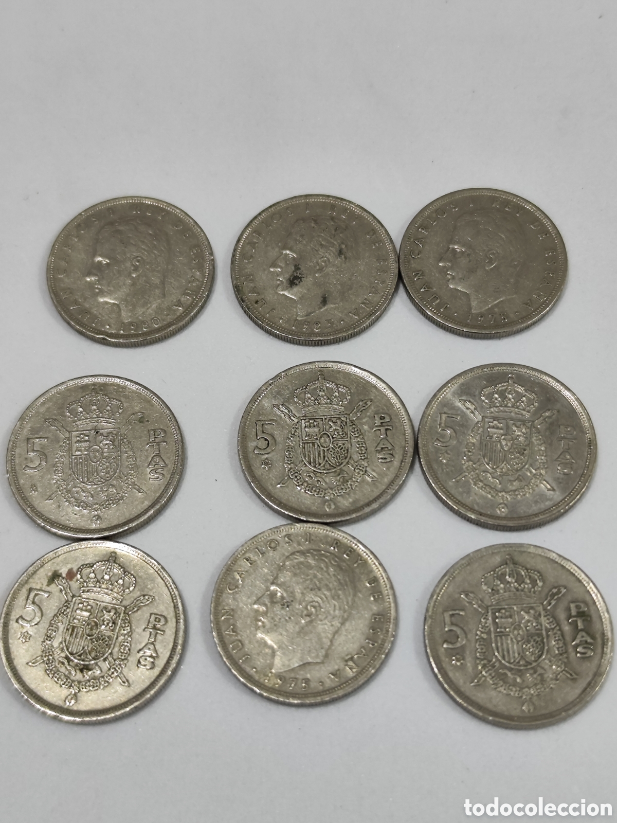 Monedas con errores: MONEDAS ESPA&Ntilde;A LOTE franco y j.carlos - Foto 11