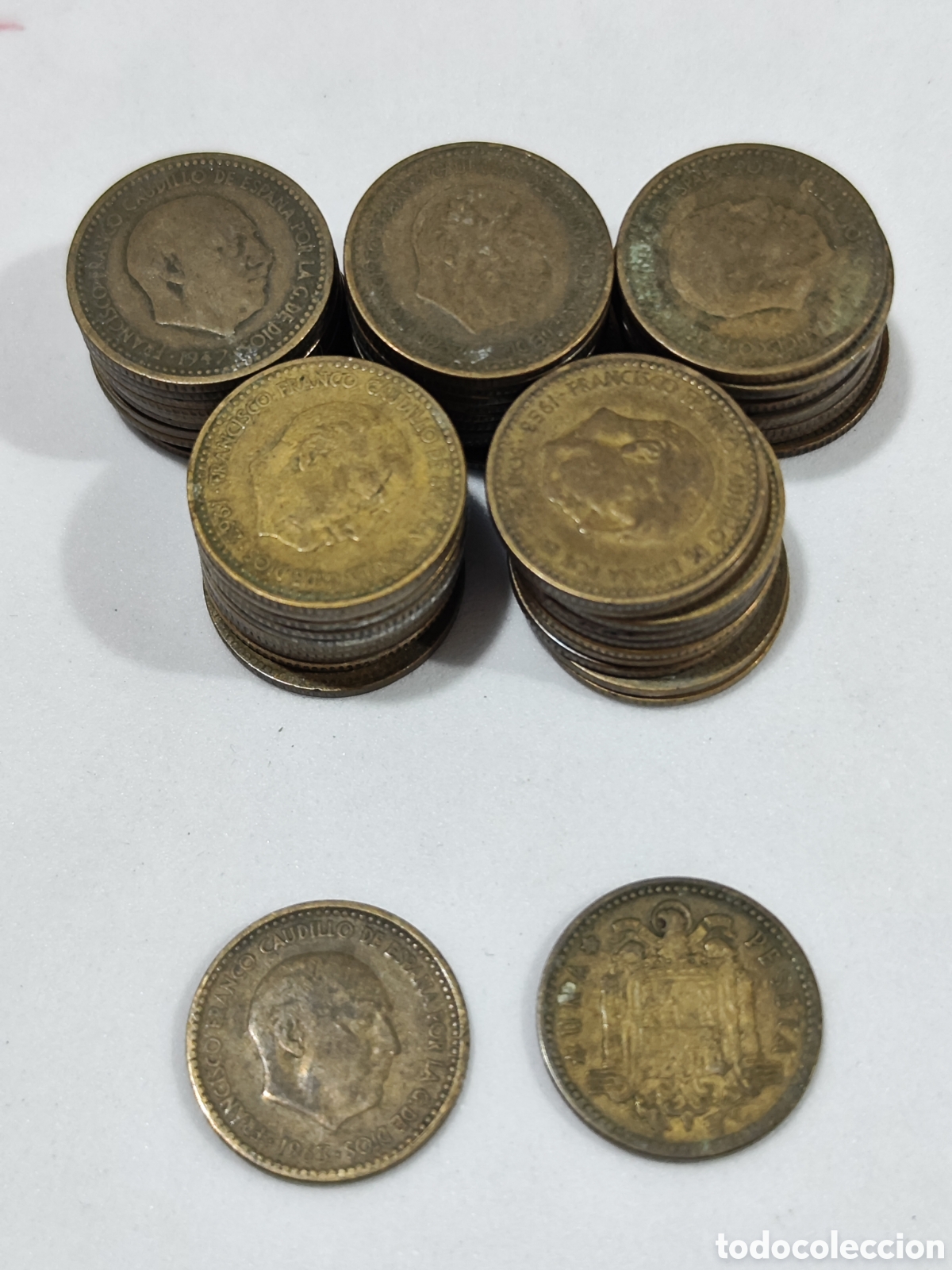 Monedas con errores: MONEDAS ESPA&Ntilde;A LOTE franco y j.carlos - Foto 14