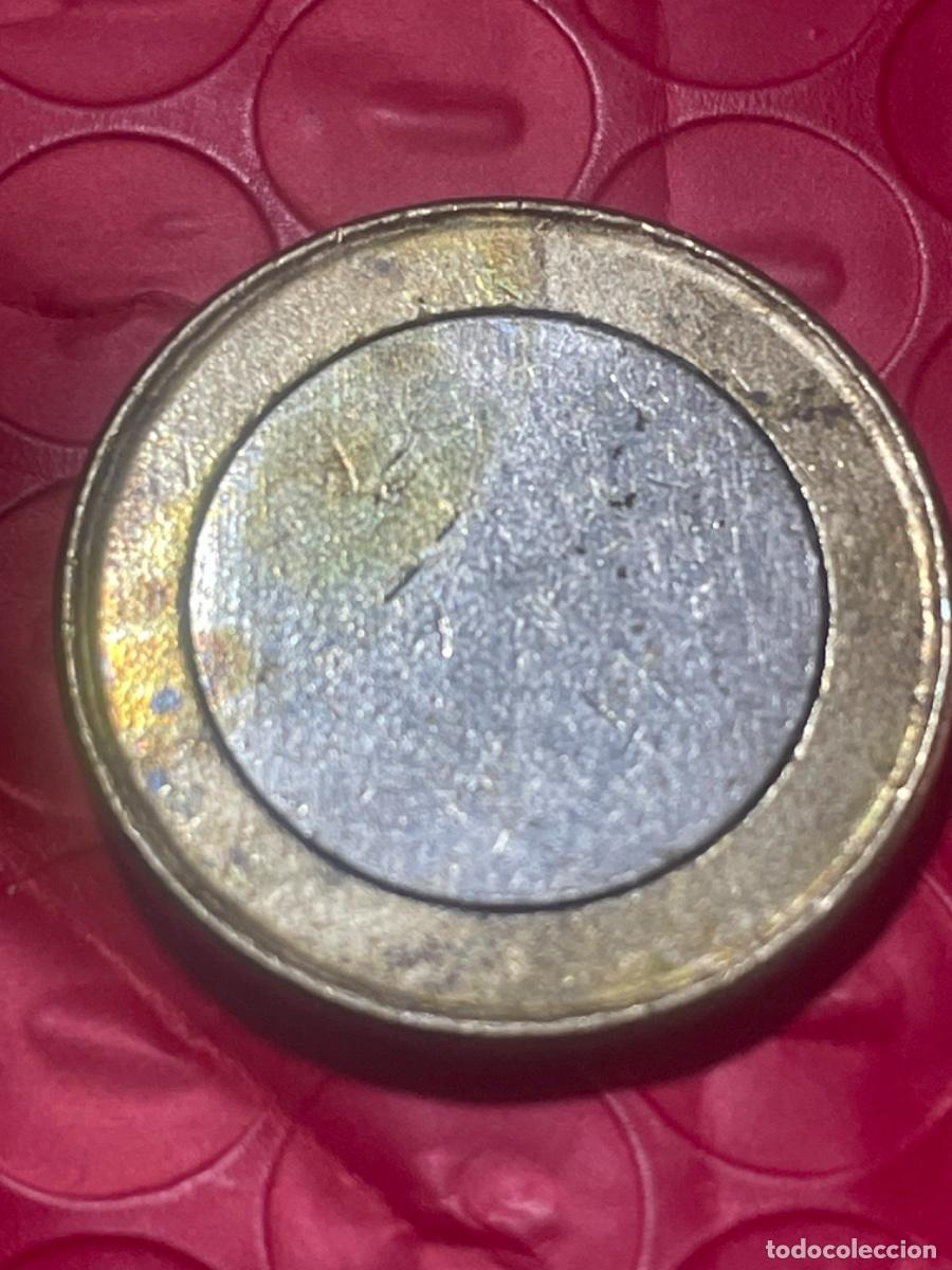 Monedas con errores: * ERROR * COSPEL DE 1 EURO SIN ACU&Ntilde;AR ******** MUY RARA Y ESCASA - Foto 1