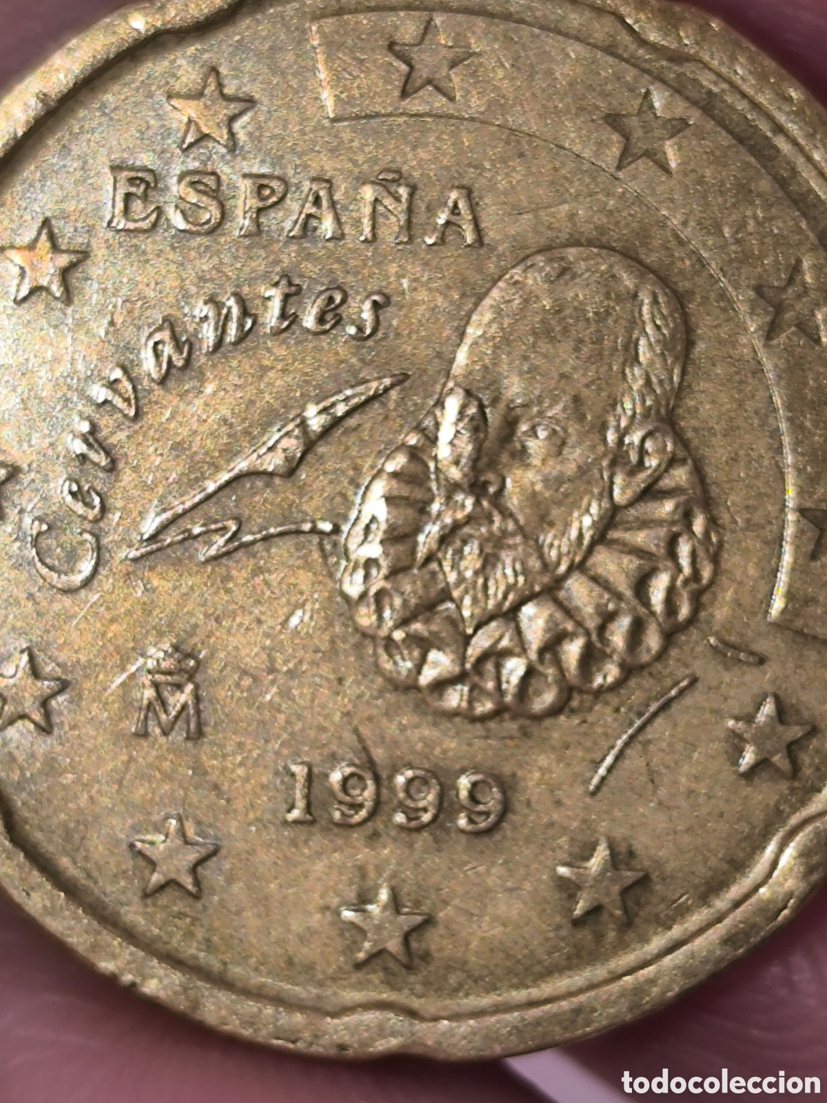 Monedas con errores: Moneda error 1999 Cervantes - Foto 3
