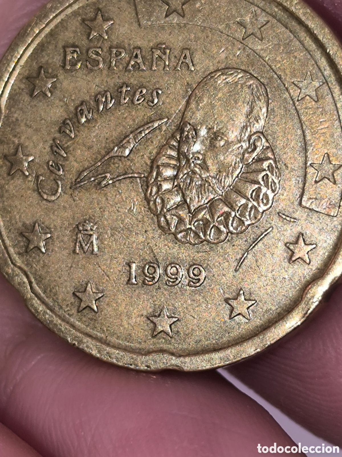 Monedas con errores: Moneda error 1999 Cervantes - Foto 4