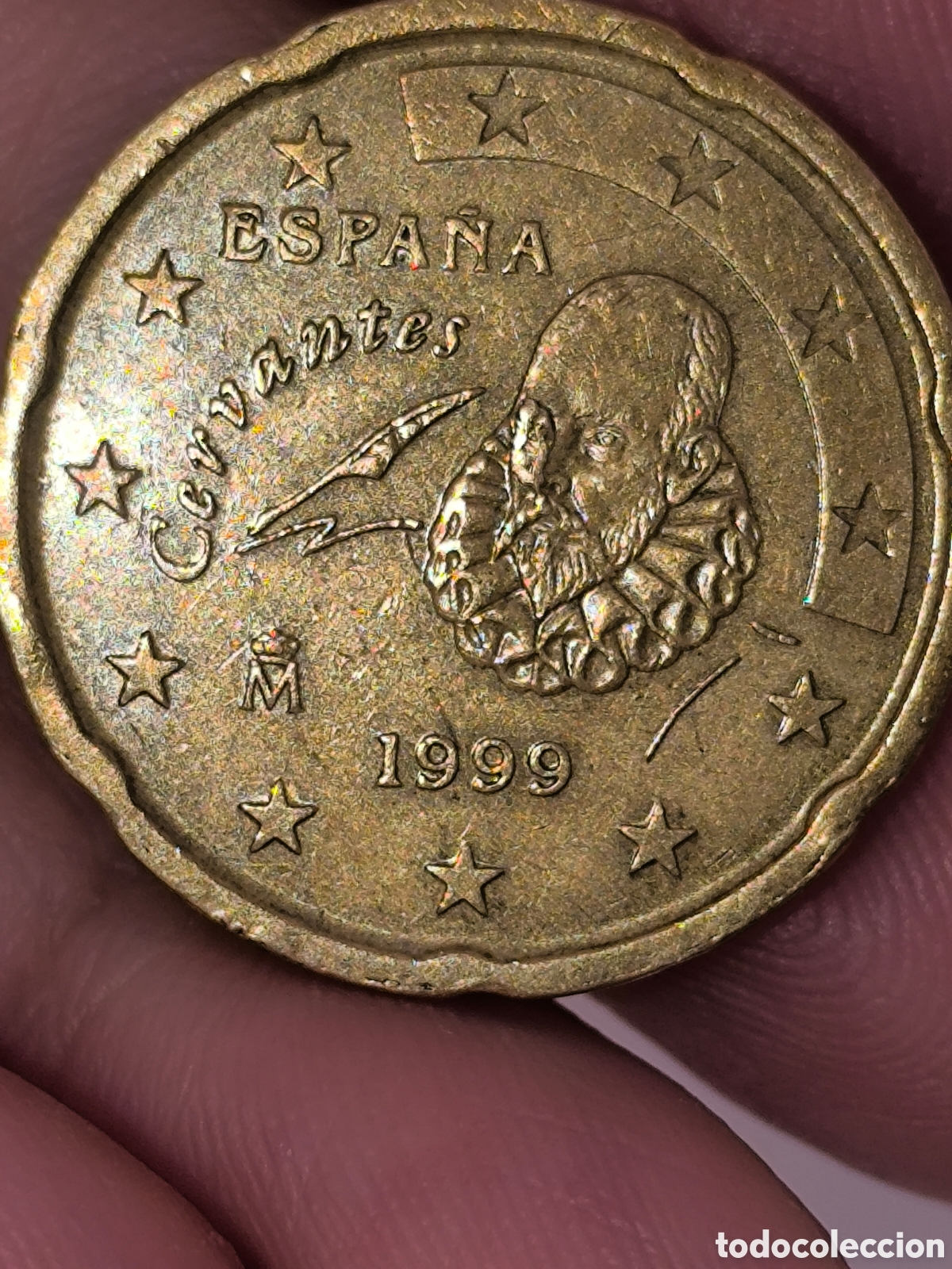 Monedas con errores: Moneda error 1999 Cervantes - Foto 7