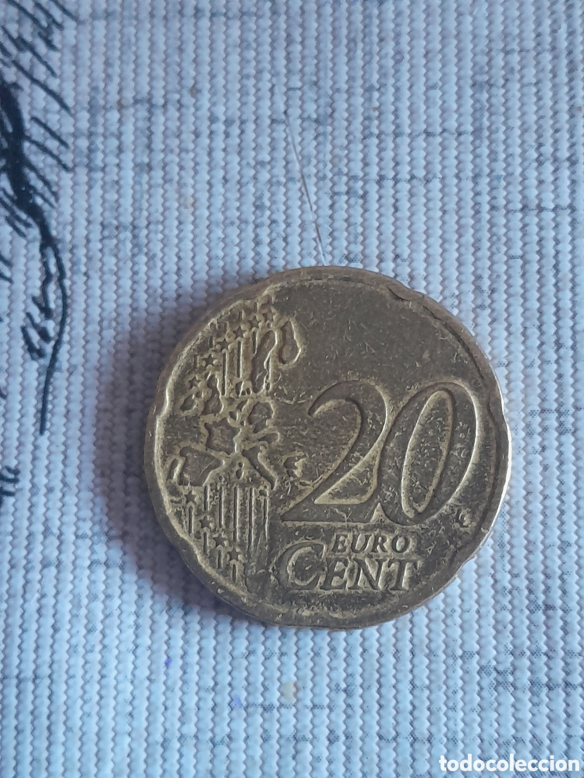 Monedas con errores: Moneda 20centimos 2003 - Foto 1