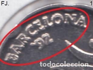 Monedas con errores: Moneda 50 Ptas 1992 J Carlos. La Pedrera. Error, Remarcada. Anv y Rev Ebc. - Foto 6