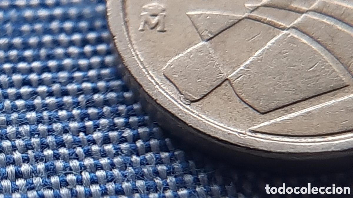 Monedas con errores: (ESPA&Ntilde;A-ERROR)(1992) 5 PESETAS EXCESO DE METAL - Foto 2
