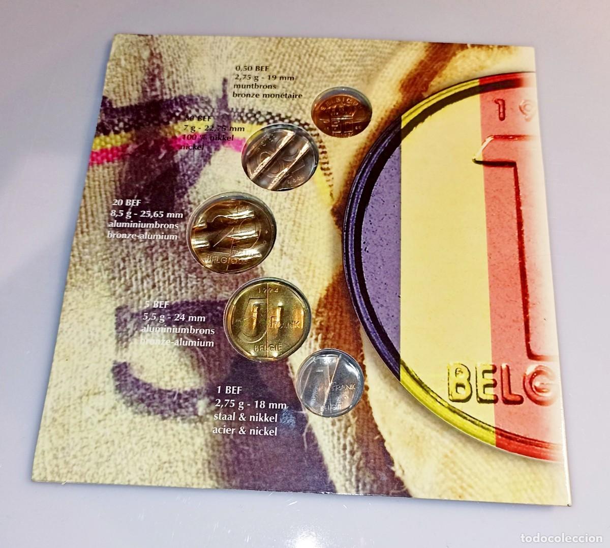 Monedas con errores: MONEDAS DE BELGICA - DESMONETIZADAS - Foto 1