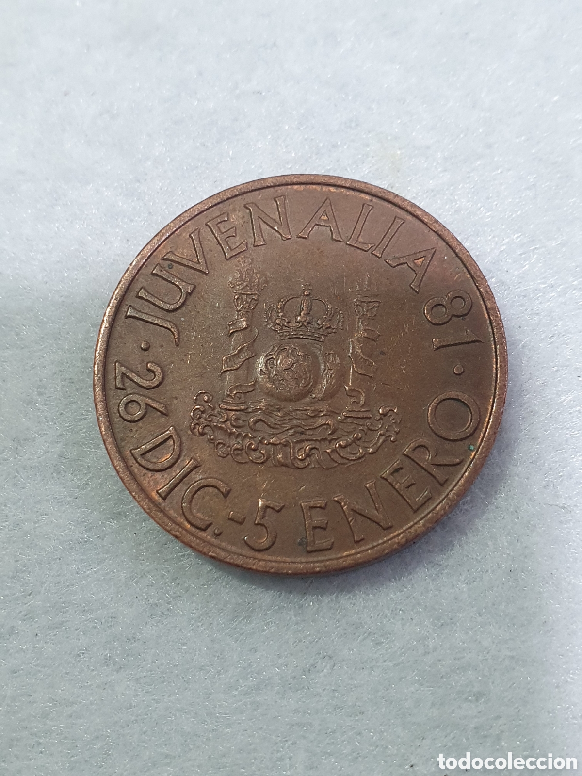Monedas con errores: Medalla Juvenalia 1981. Casa de la Moneda. (L100F) - Foto 1