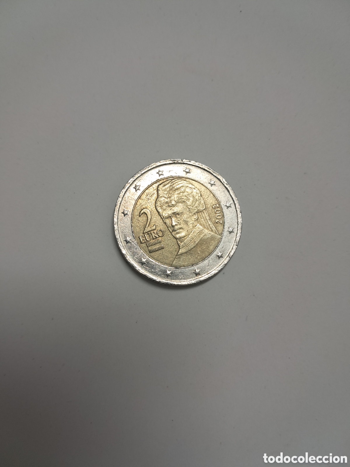 Monedas con errores: Moneda dos 2 euros 2002 con error fallo acu&ntilde;acion - Foto 5