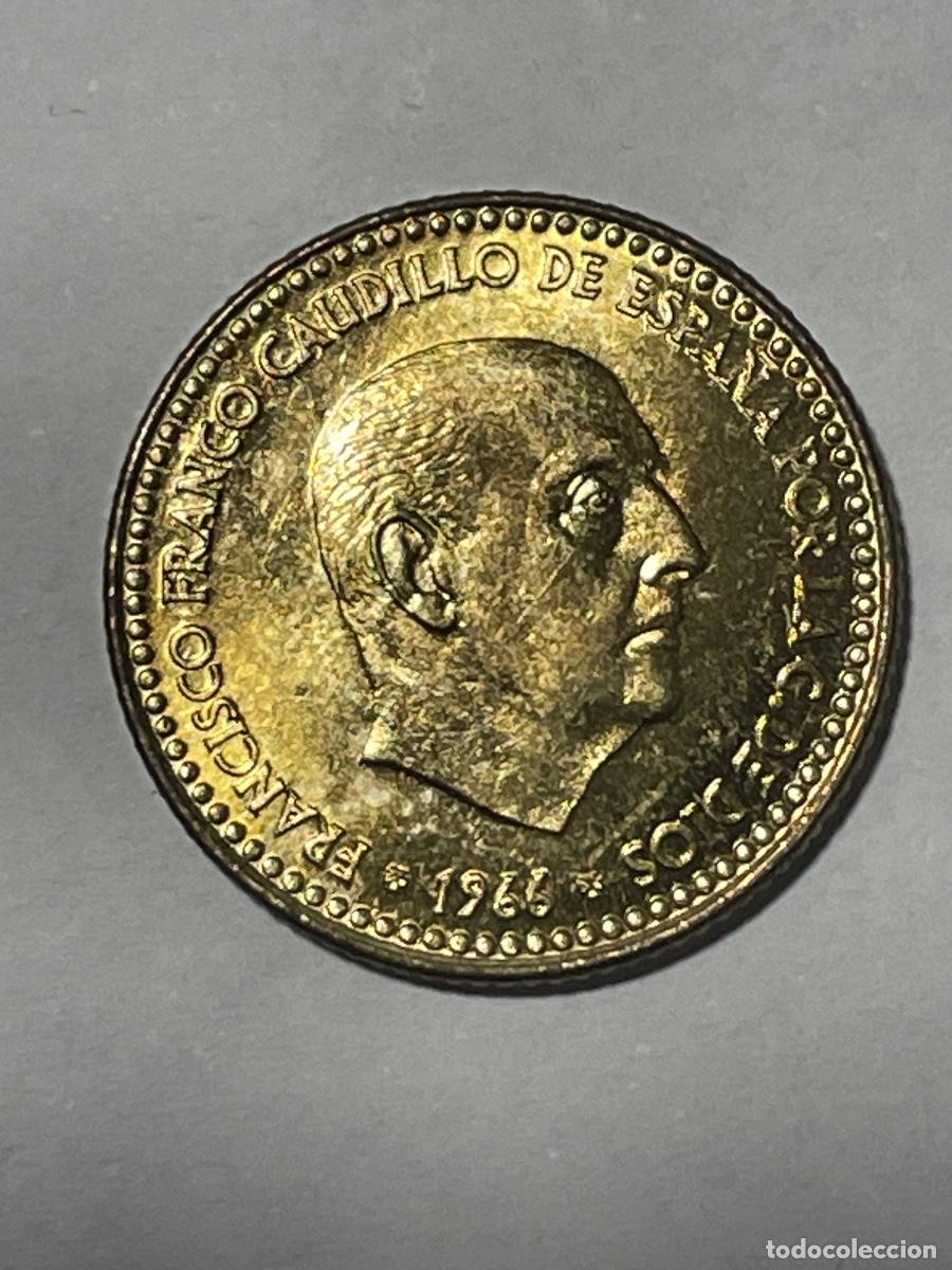 Monedas con errores: * ERROR * 1 PTA 1966-75 PERLAS UNIDAS (REVERSO) - Foto 2