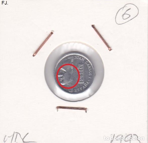 Monedas con errores: Moneda 1 Pta 1993 J Carlos. Error, Islas de Metal, Cara. Anv Mbc. - Foto 1