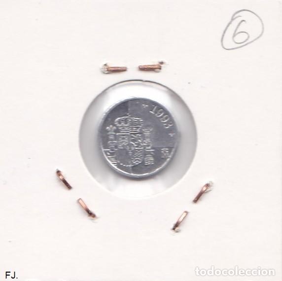 Monedas con errores: Moneda 1 Pta 1993 J Carlos. Error, Islas de Metal, Cara. Anv Mbc. - Foto 3