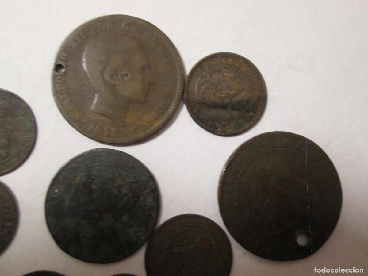 Monedas con errores: 9 MONEDAS EN REGULAR CONSERVACION - Foto 2