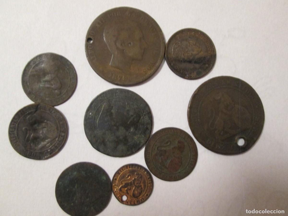 Monedas con errores: 9 MONEDAS EN REGULAR CONSERVACION - Foto 4