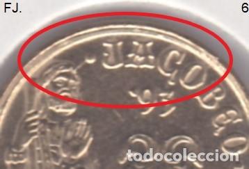 Monedas con errores: Moneda 5 Ptas 1993 J Carlos. Error, Doble Listel. Anv Ebc+. - Foto 2