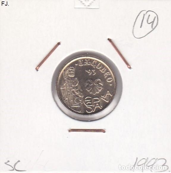 Monedas con errores: Moneda 5 Ptas 1993 J Carlos. Error, Islas de Metal, Botafumerio. Rev S/C. - Foto 1